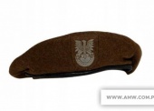 BERET KOLORU BRĄZOWEGO 